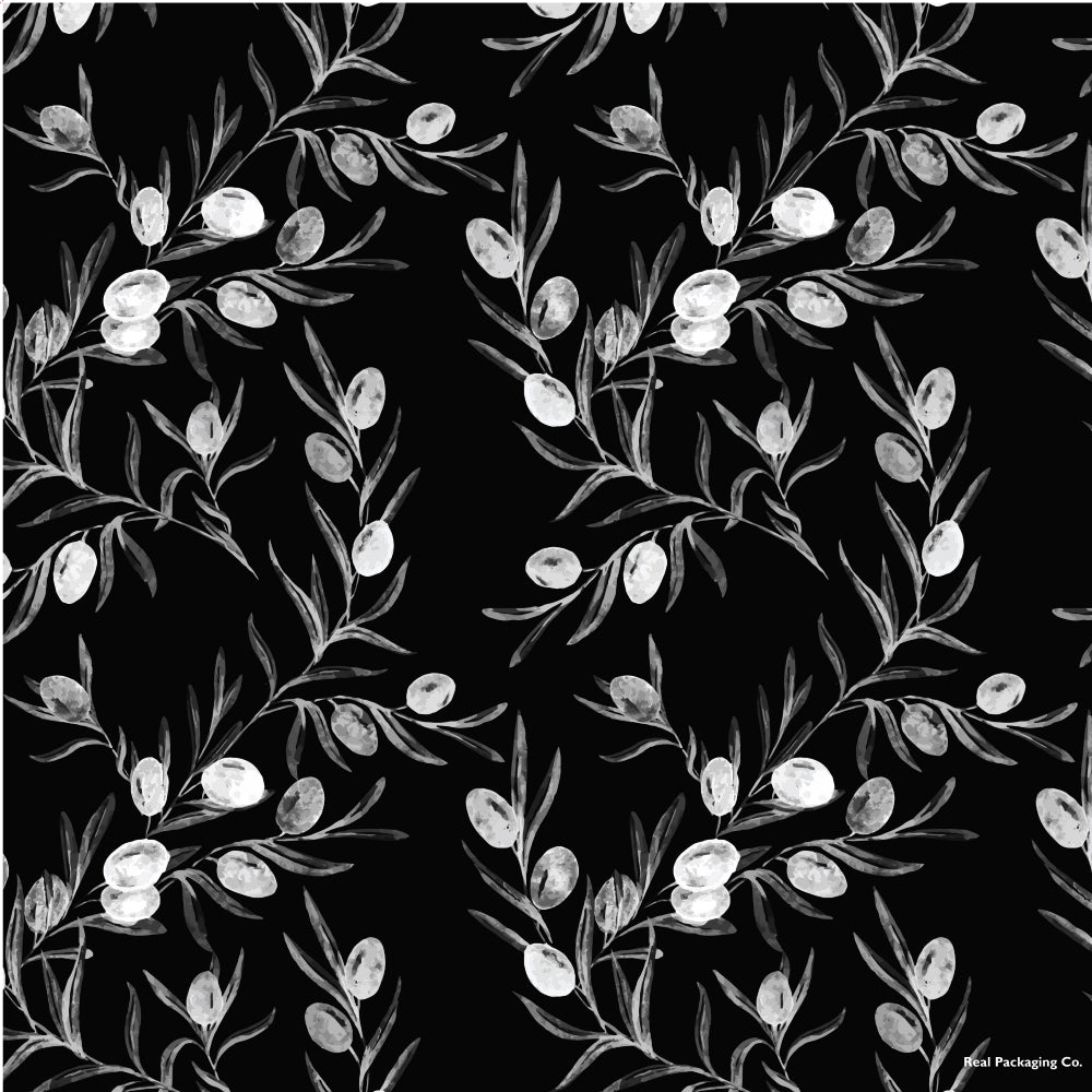 Greaseproof Sheets Olive Branch Print